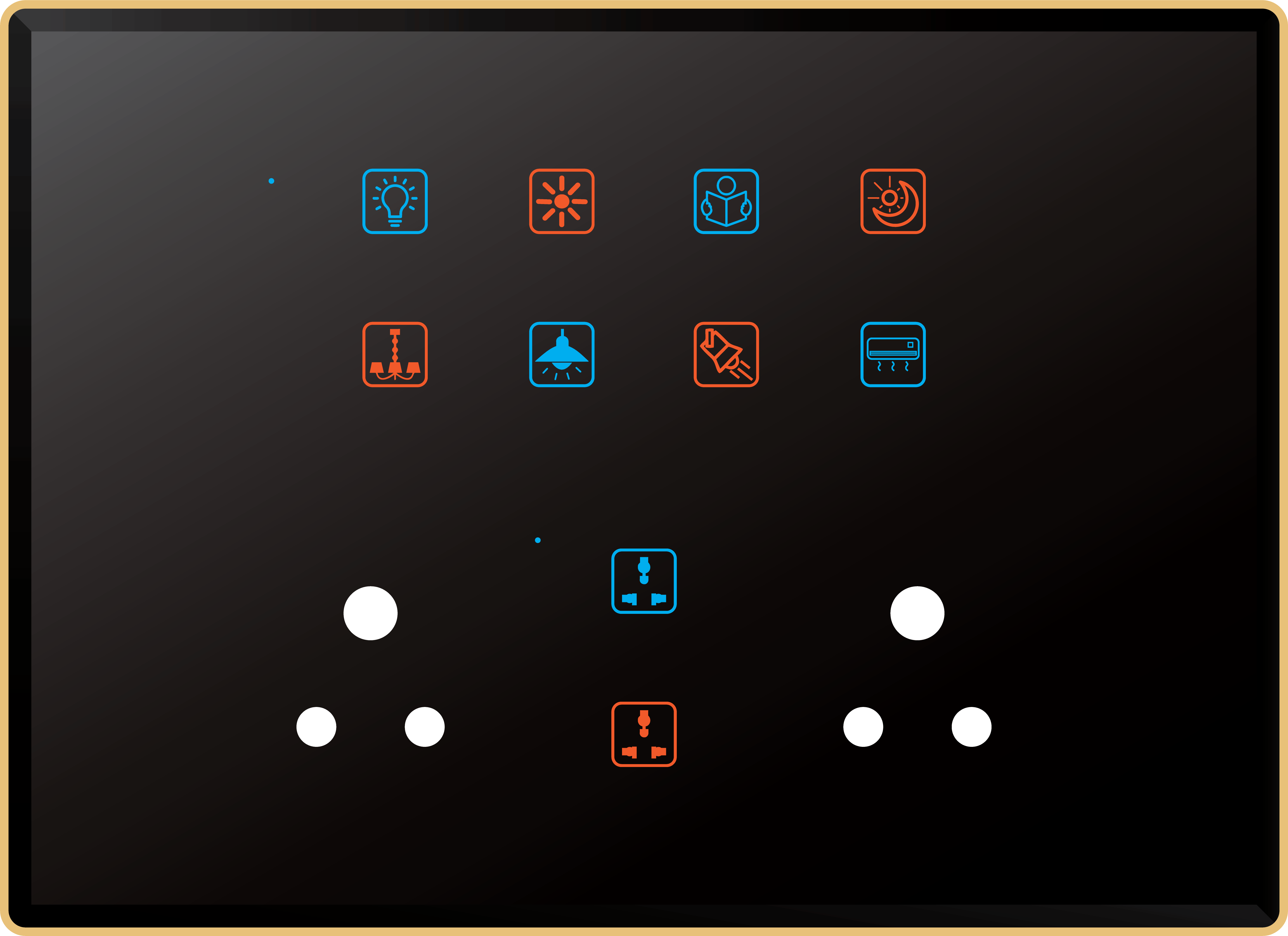 10 Switch 2 Socket (6A)