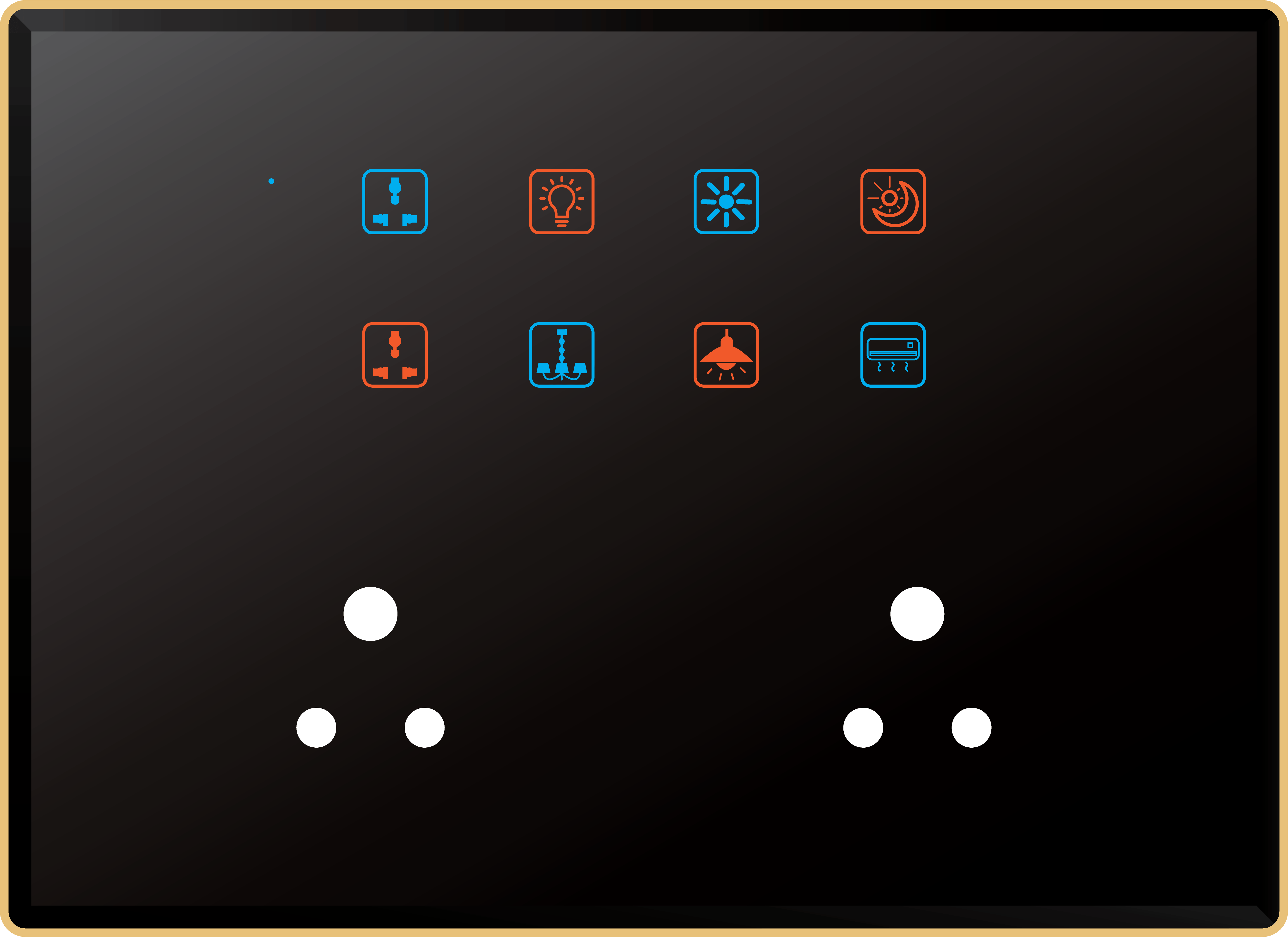 8 Switch 2 Socket (6A)