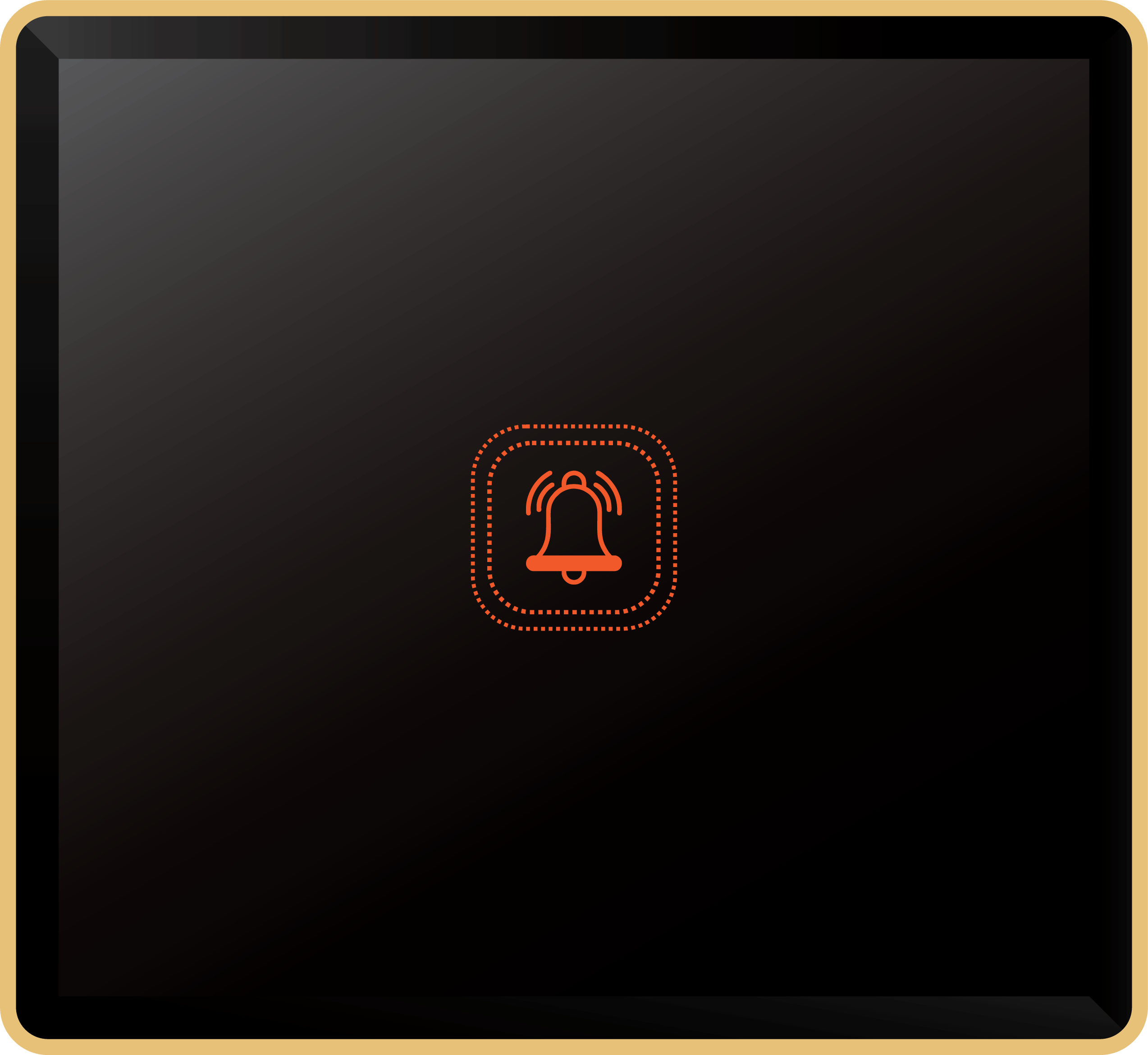 Doorbell panel, premium glass