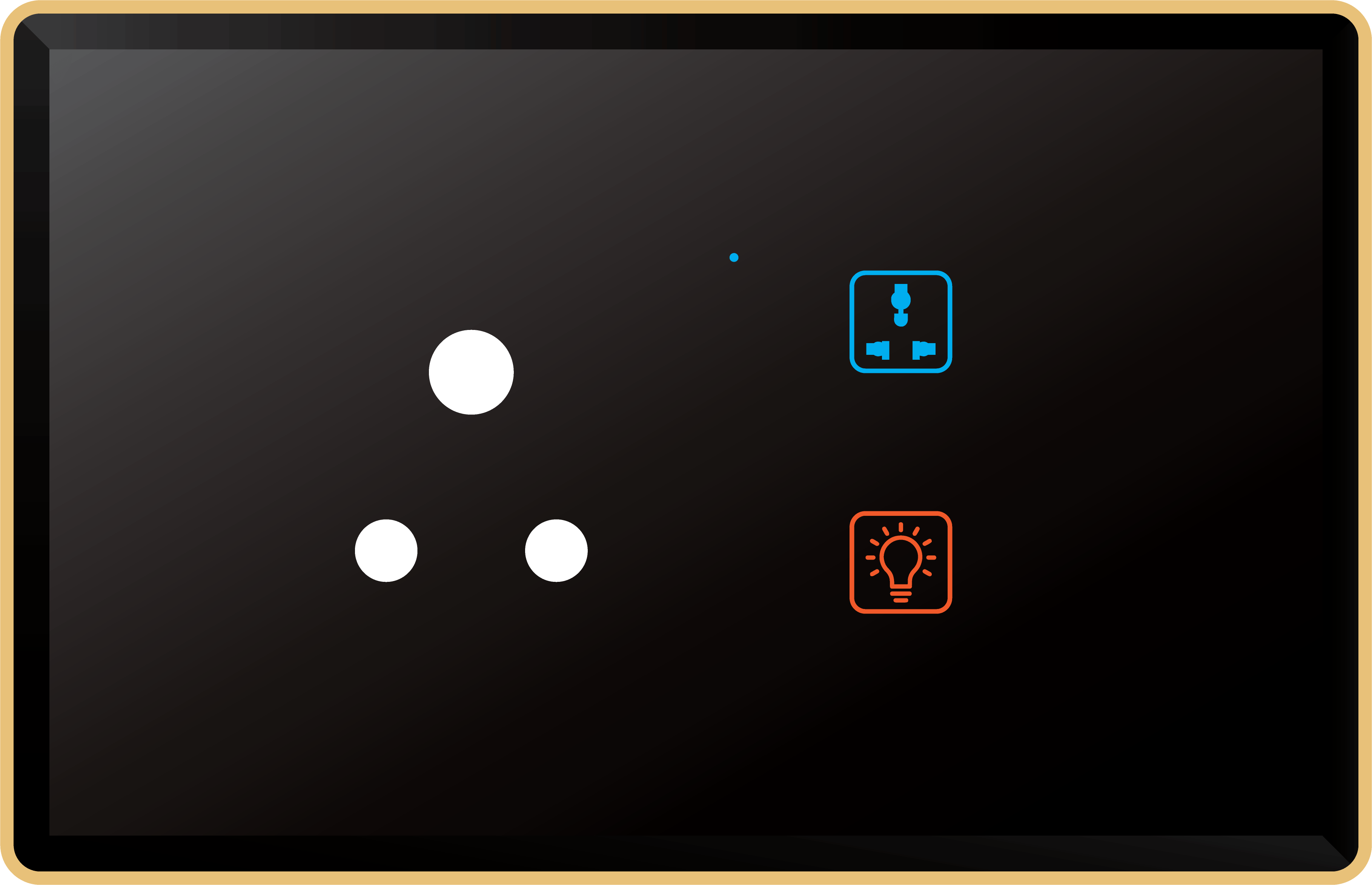 2 Switch 1 Socket (6A)