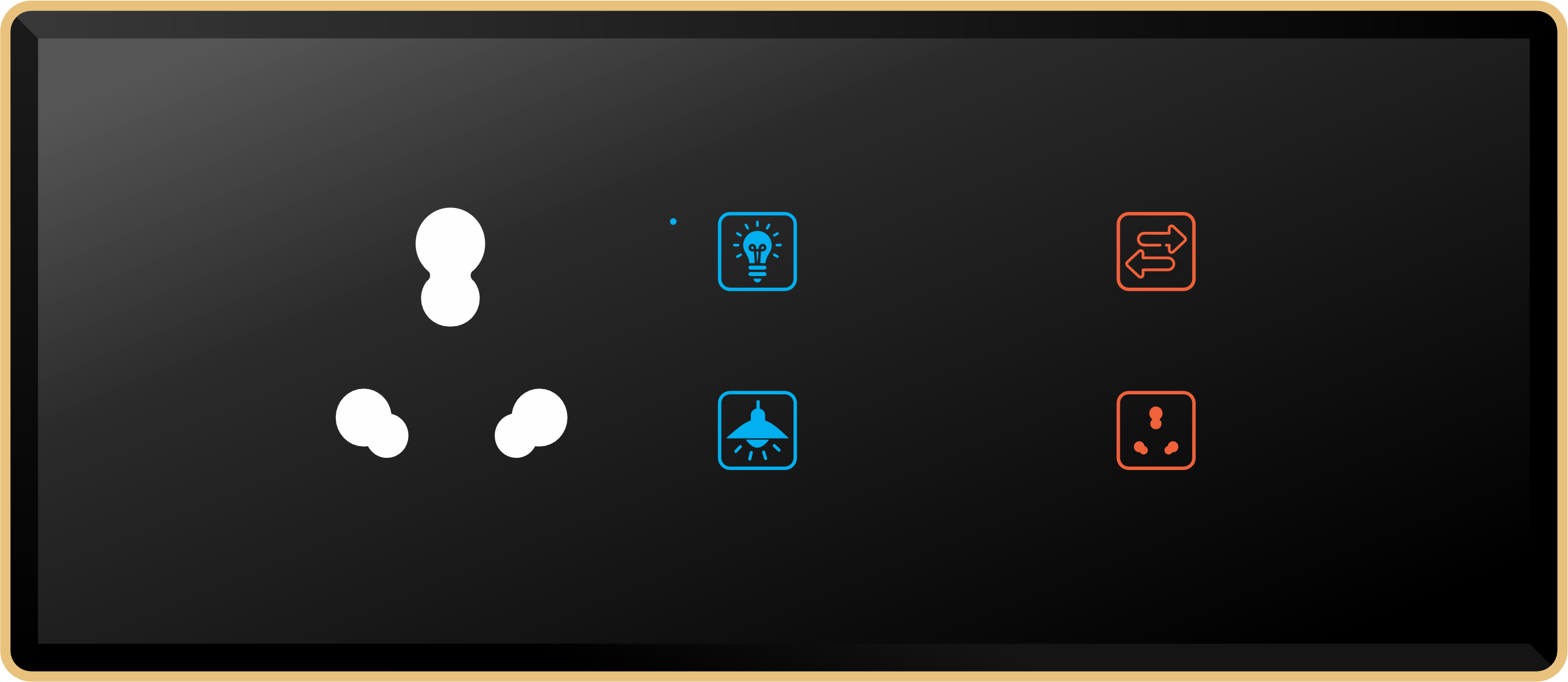 4 Switch 1 Socket (16A)