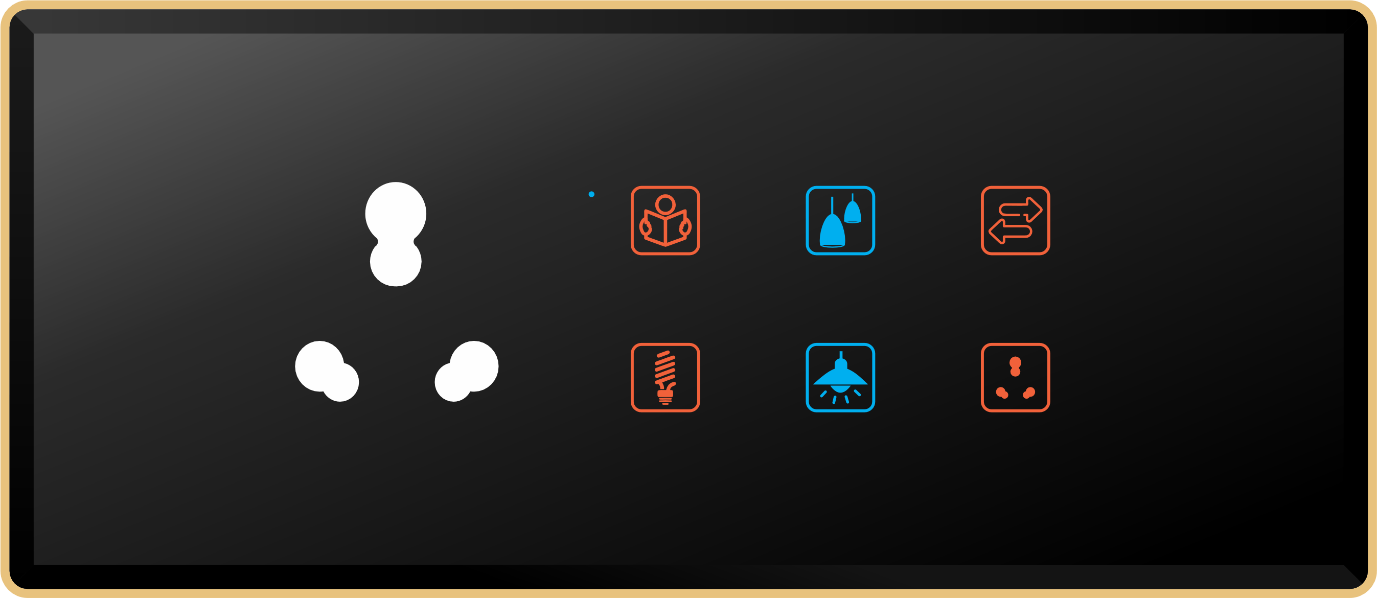 6 Switch 1 Socket (16A)