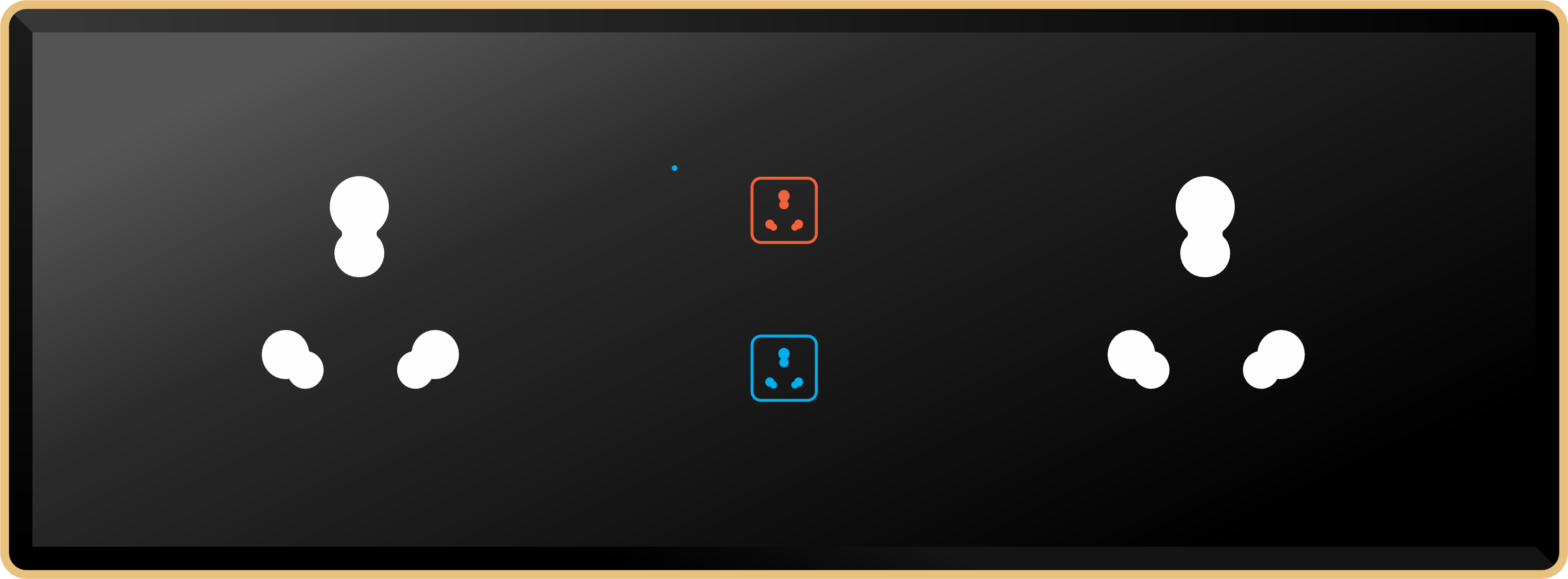 2 Switch (2-16A) 2 Socket (16A)