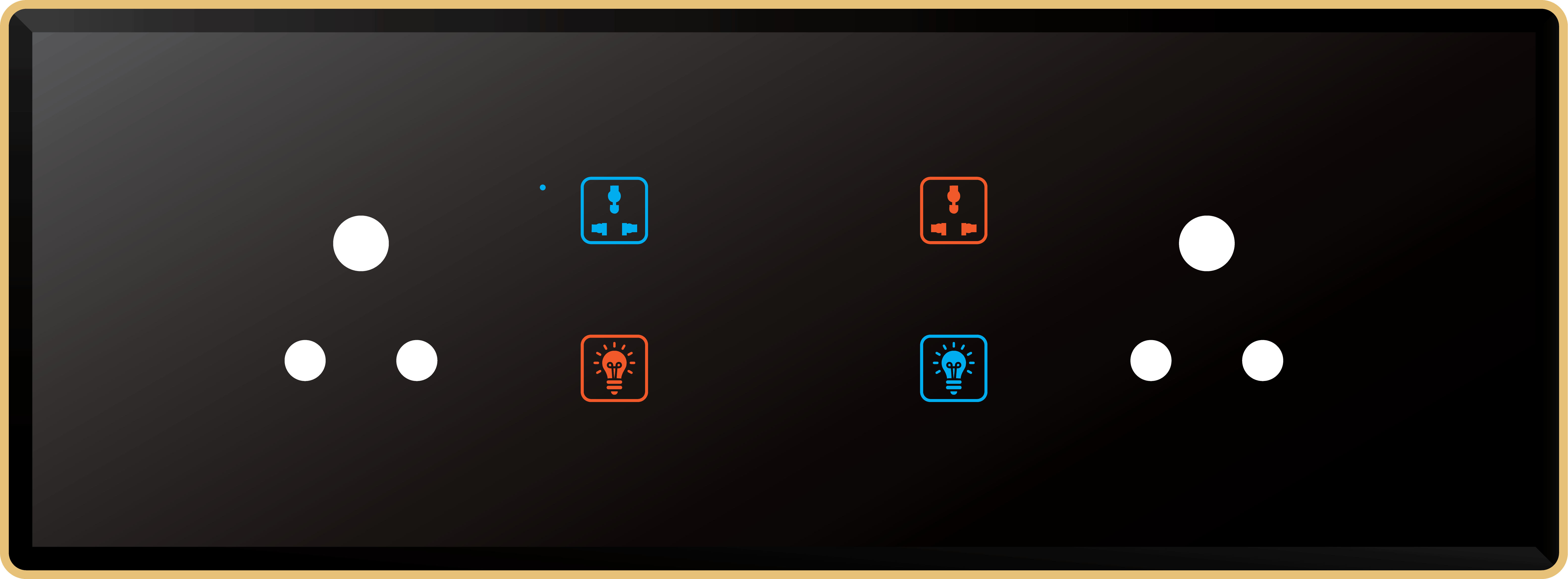 4 Switch 2 Socket (6A)