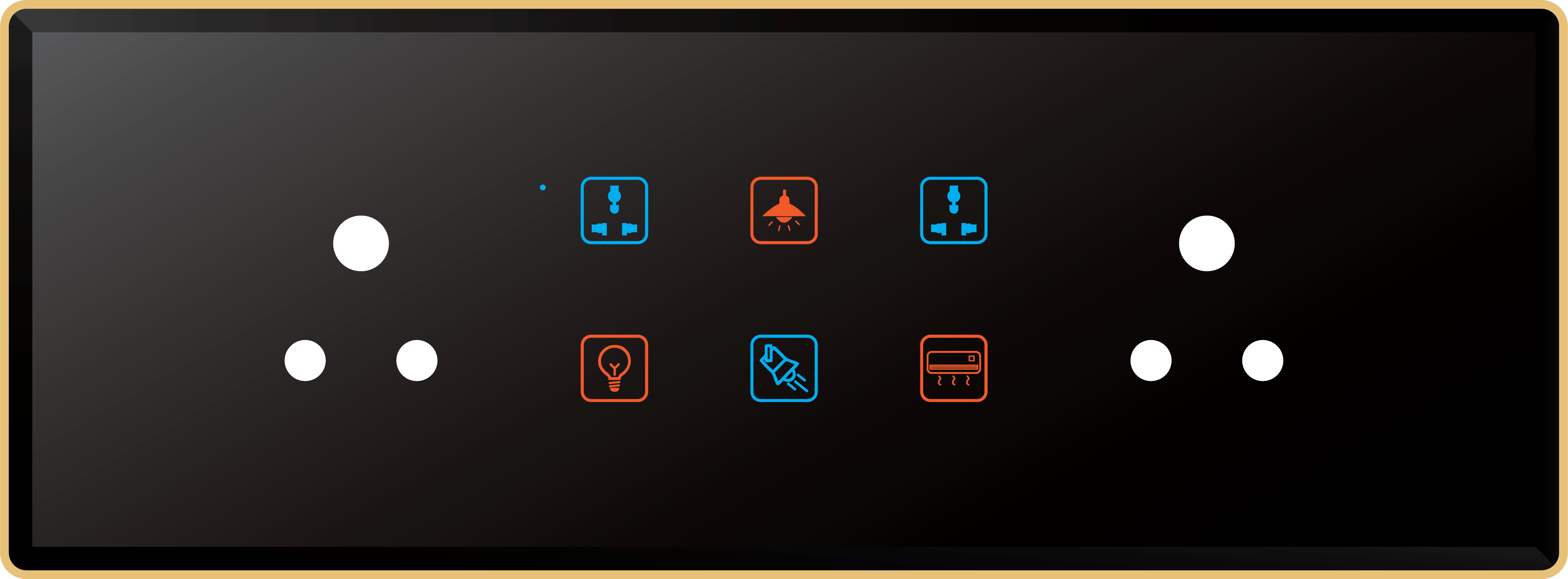 6 Switch 2 Socket (6A)