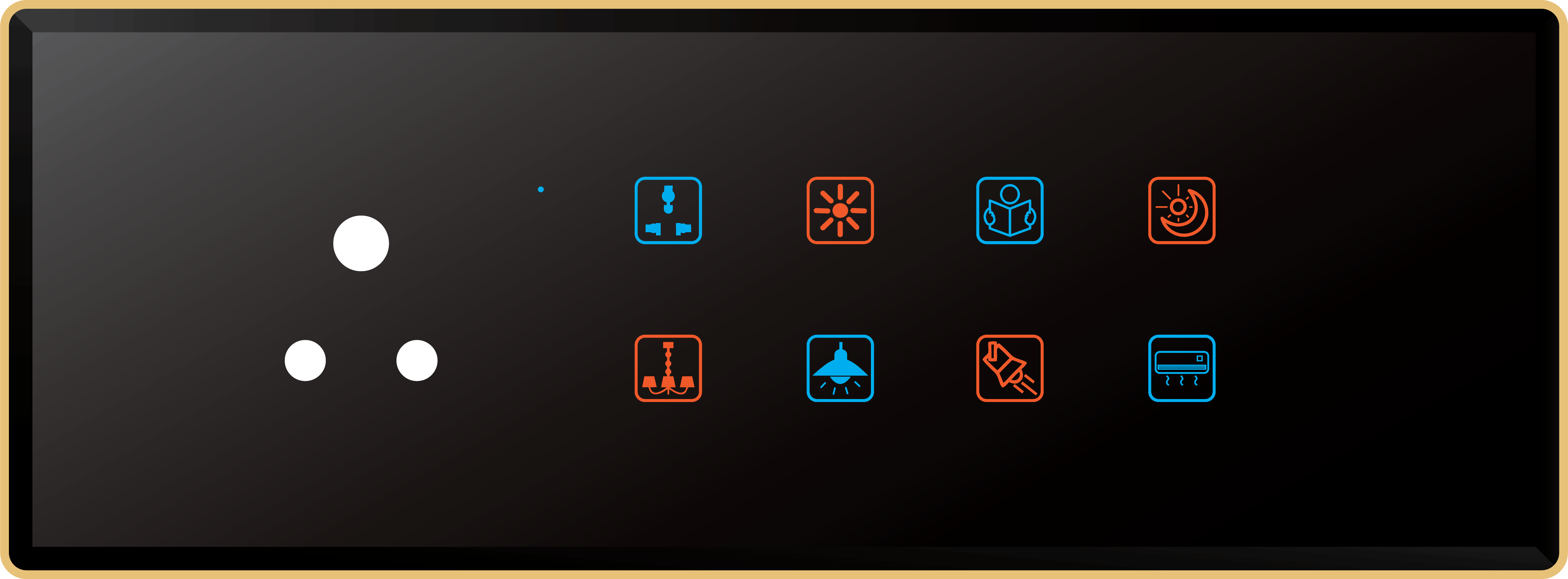 8 Switch 1 Socket (6A)