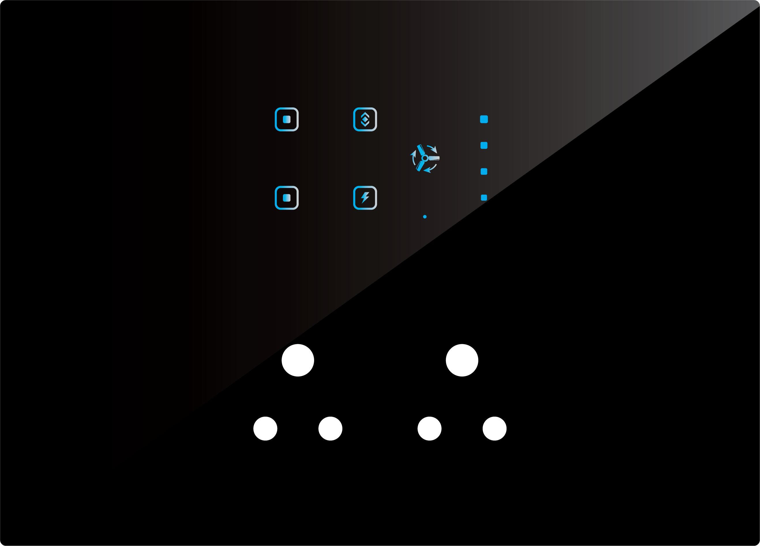 4 Switch 1 Fan 2 Socket (6A)