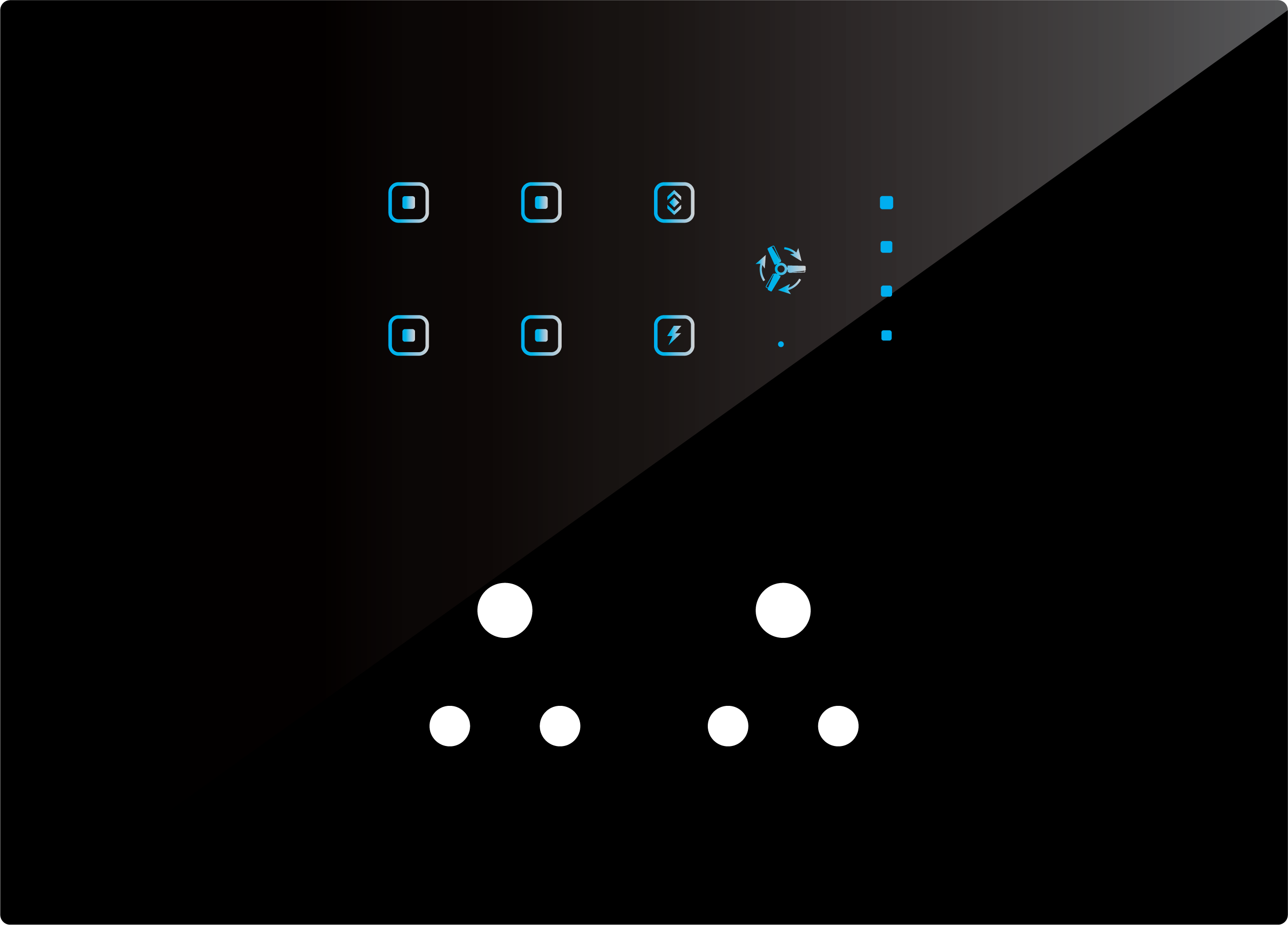6 Switch 1 Fan 2 Socket (6A)