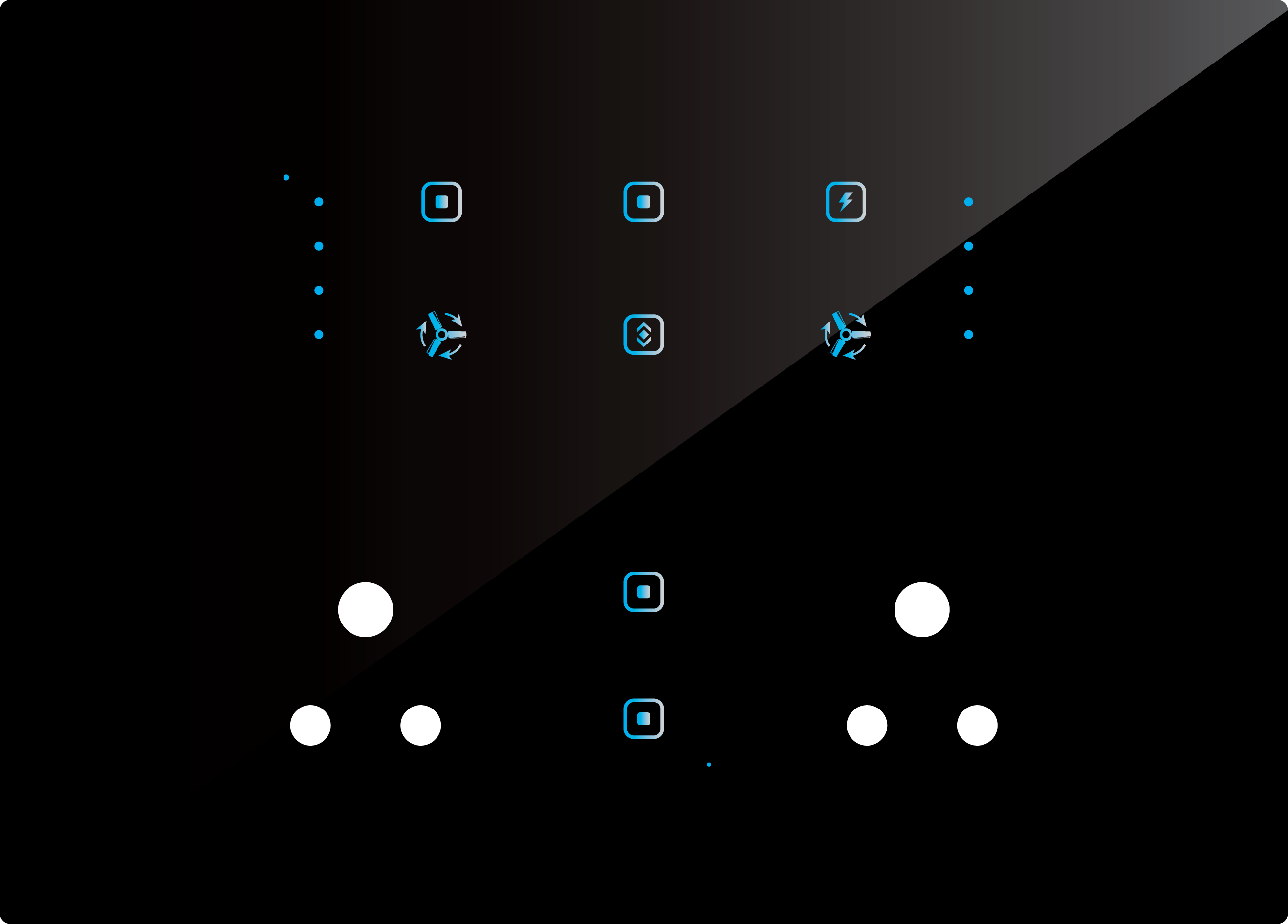 6 Switch 2 Fan 2 Socket (6A)