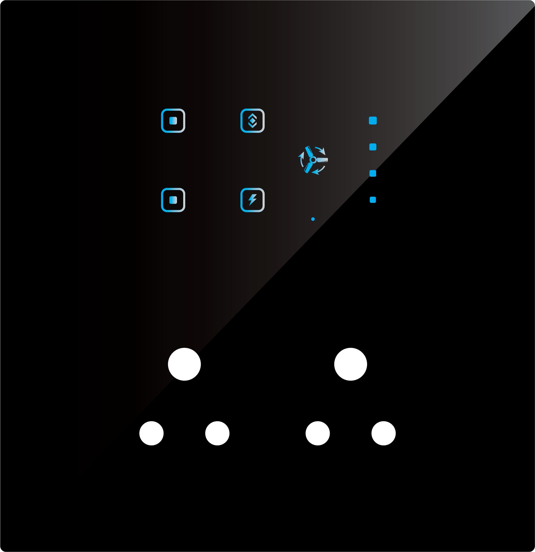 4 Switch 1 Fan 2 Socket (6A)