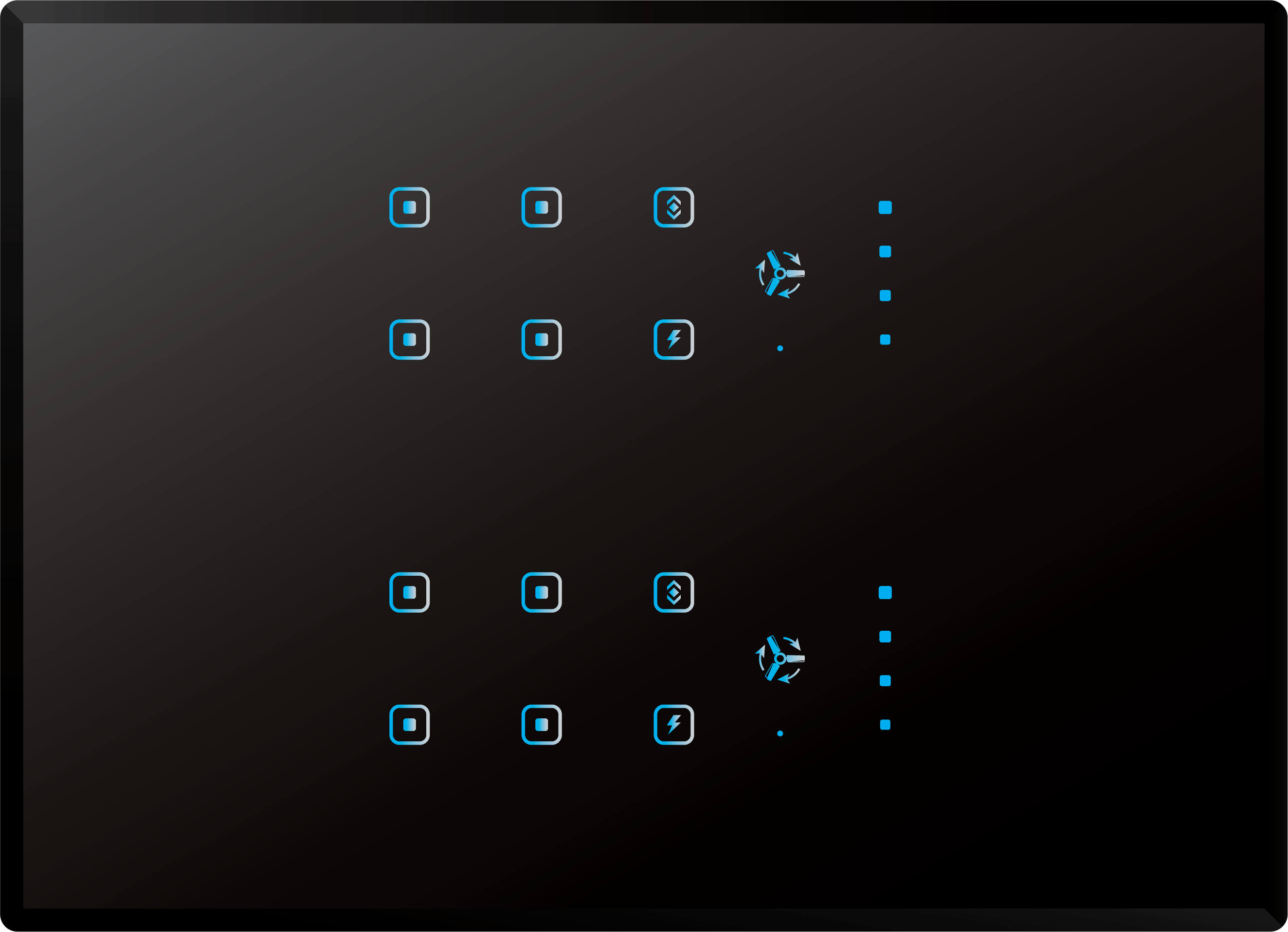 Automateo glass touch panel