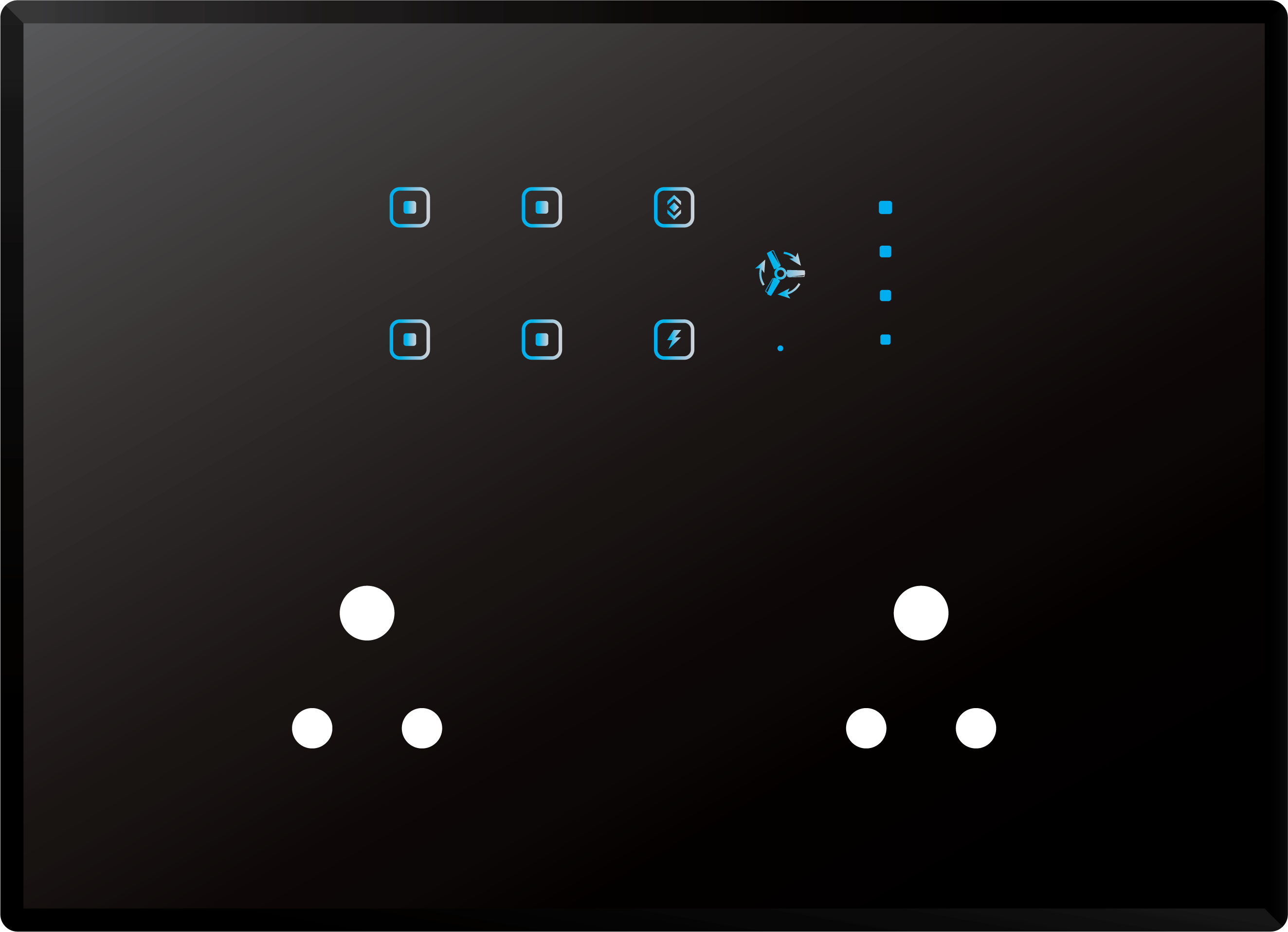 6 Switch 1 Fan 2 Socket (6A)