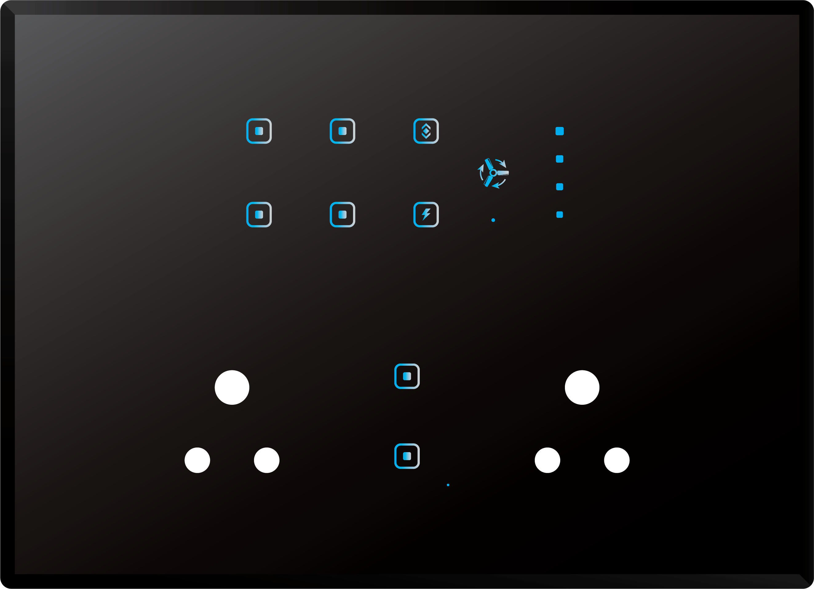 8 Switch 1 Fan 2 Socket (6A)