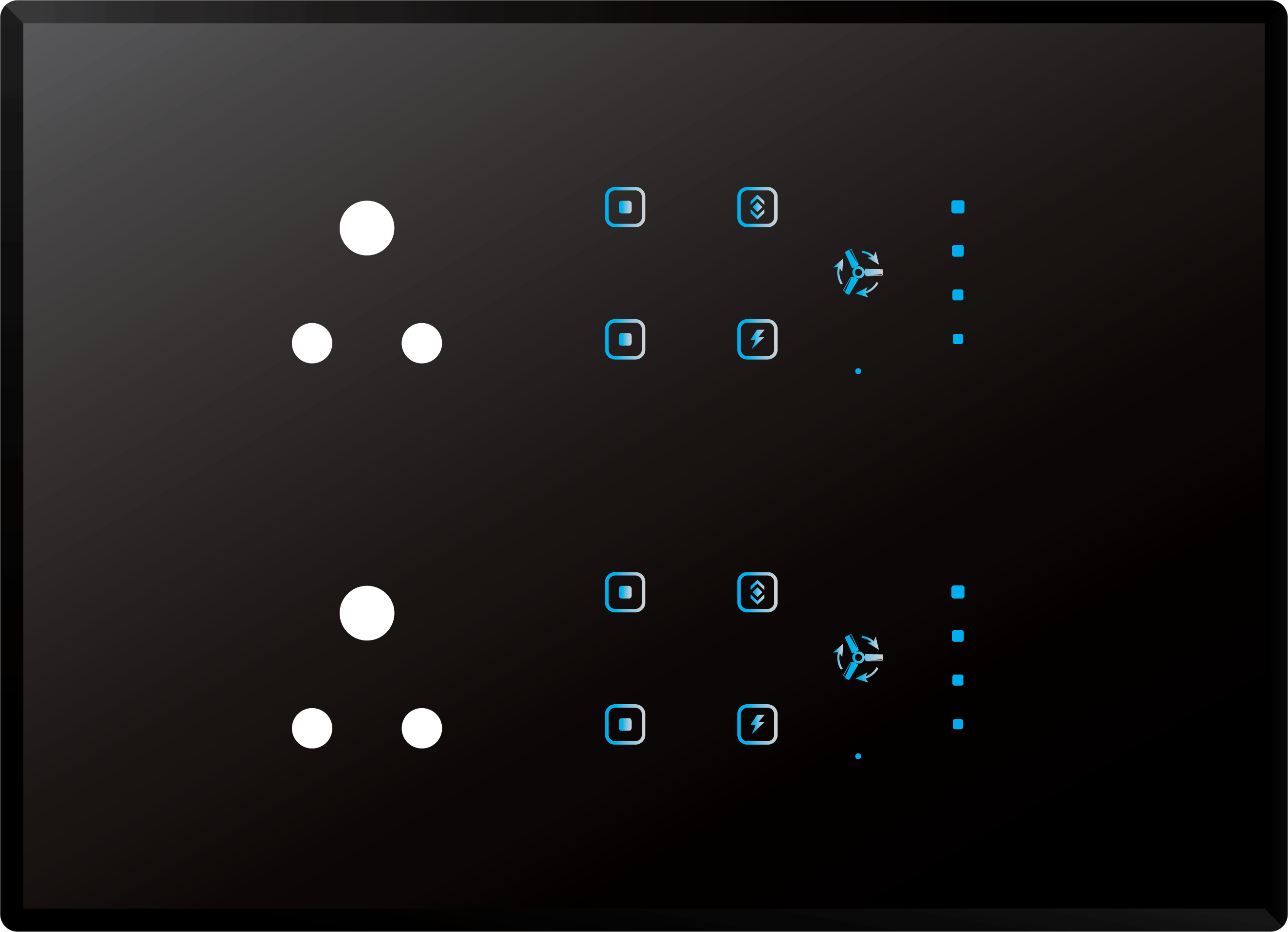 8 Switch 2 Fan 2 Socket (6A)