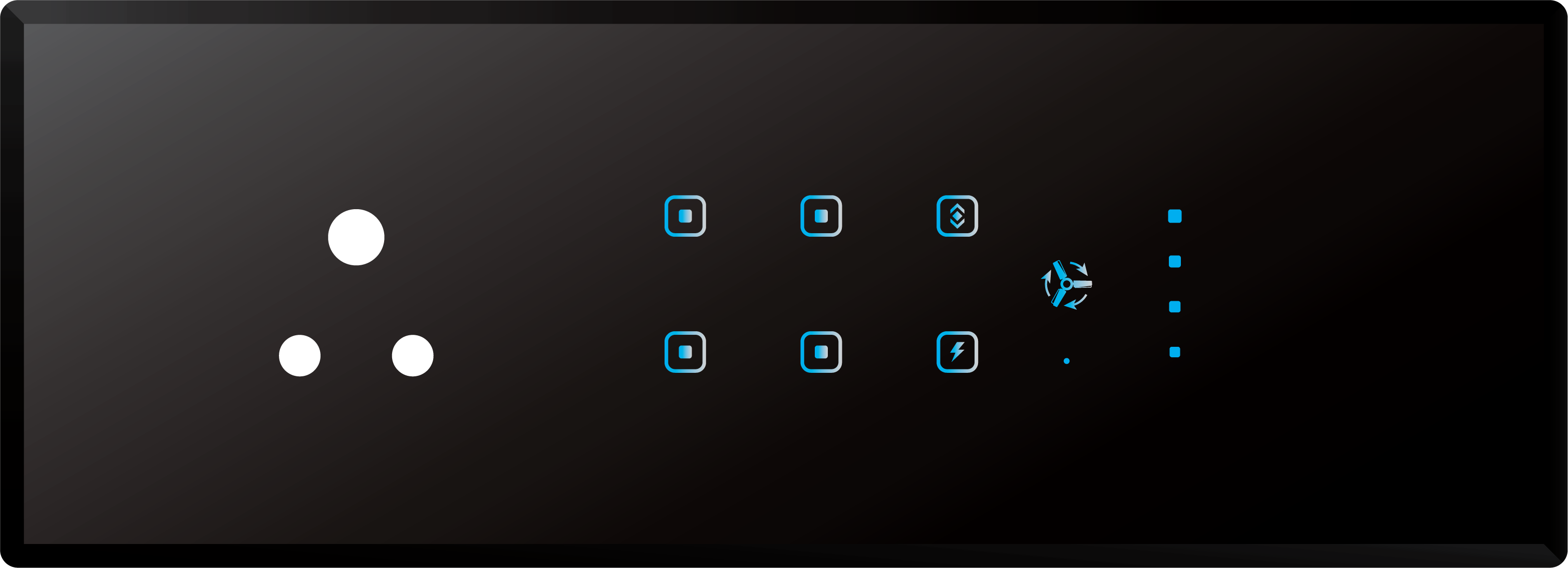 6 Switch 1 Fan 1 Socket (6A)